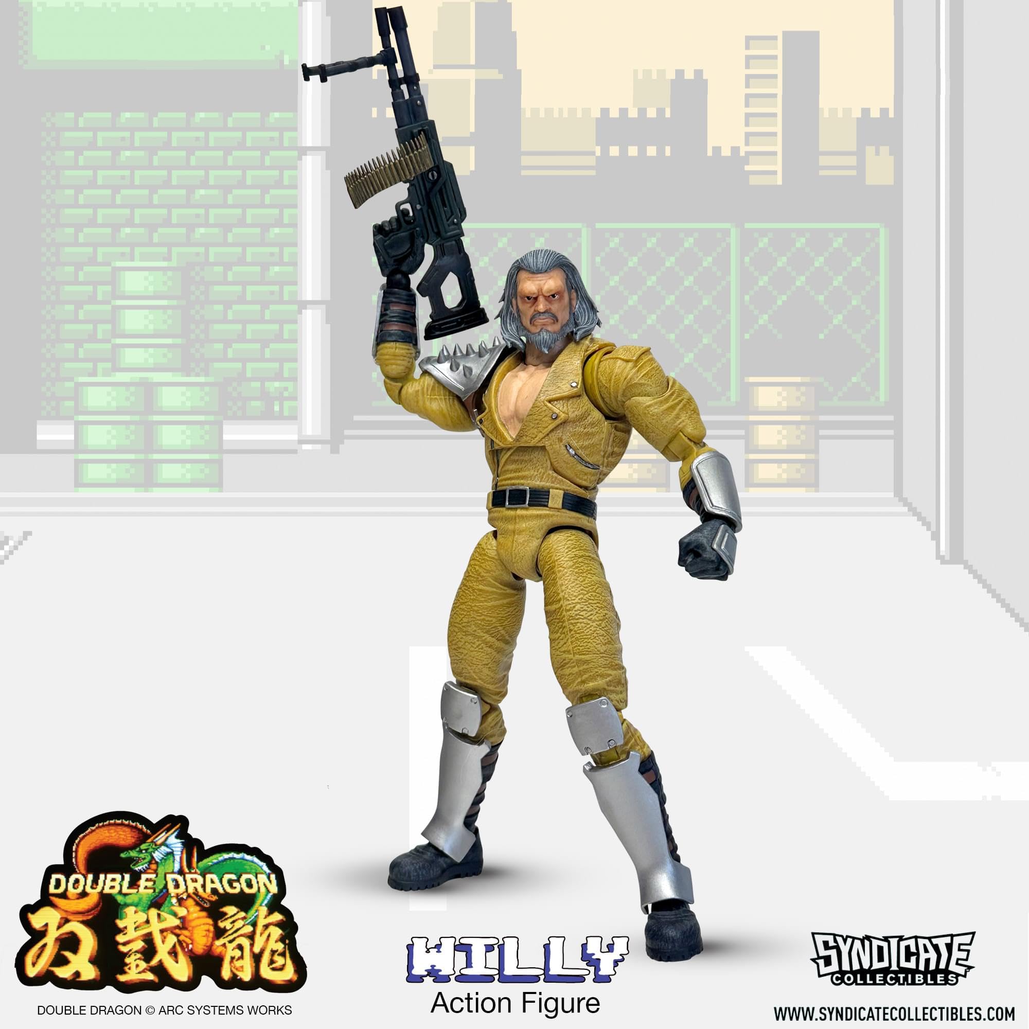 ビンテージ　80's ブルウィンクル ダドリードゥライト フィギュア Amazon.com: Toynk Double Dragon Willy 7-Inch Deluxe Articulated